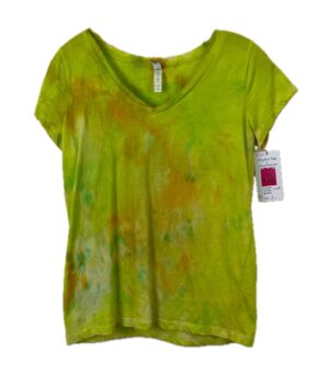 Playful V-Neck Tee 25-125 in Womens size 2XL