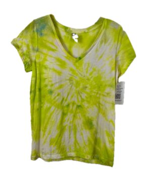 Playful V-Neck Tee 25-126 in Womens size 2XL