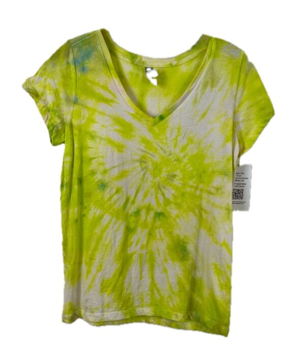 Playful V-Neck Tee 25-126 in Womens size 2XL