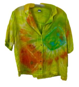 Playful Gauze Top 25-136 in Womens size 3XL